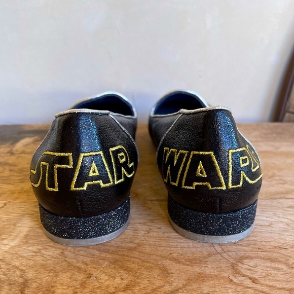 IRREGULAR CHOICE🪐STAR WARS Darth Vader Flats NEW! - Picture 3 of 12